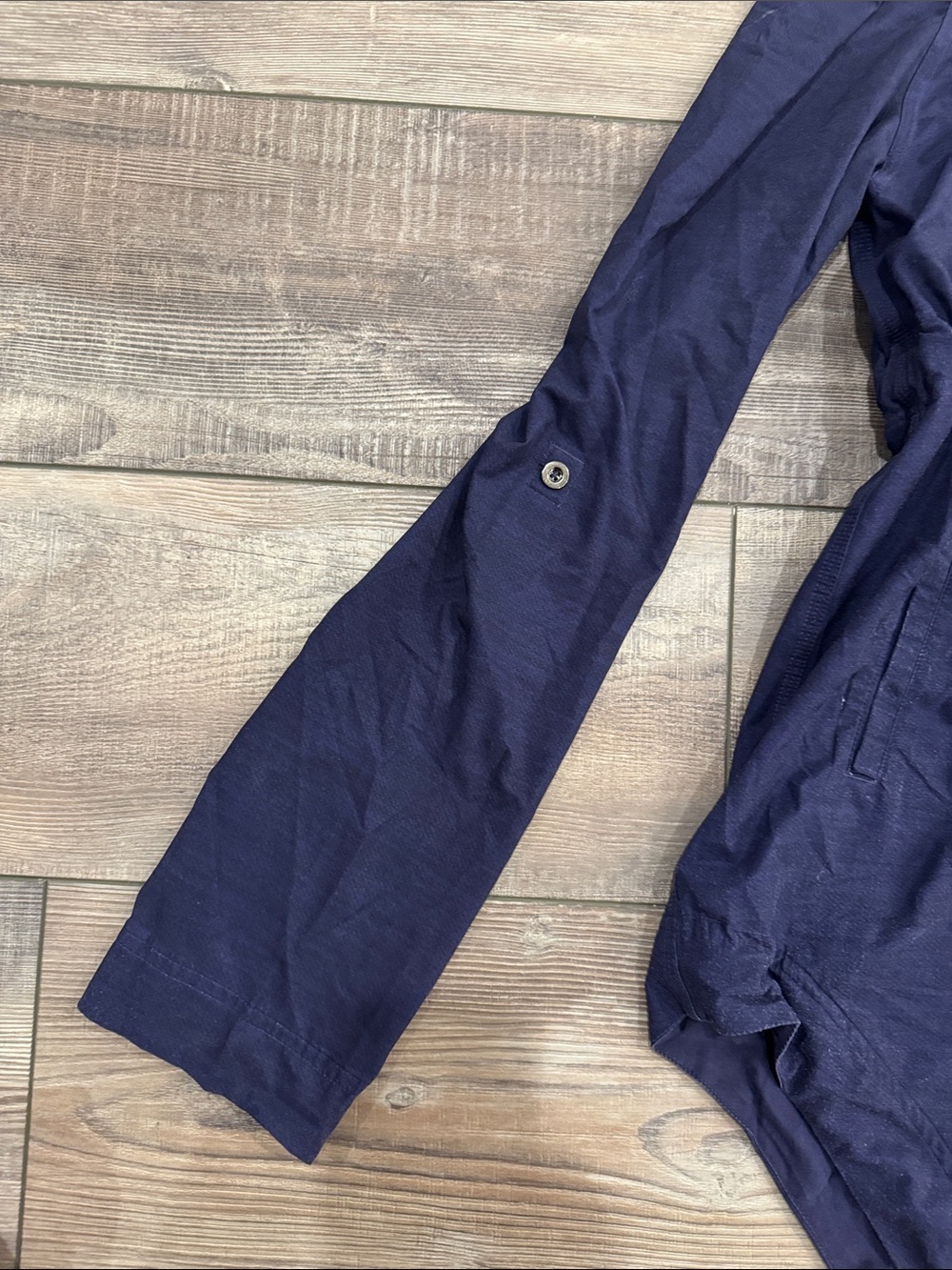 lululemon athletica Navy/purple Hooded Zip Utility Jacket - Picture 2 of 9
